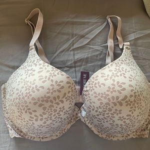 Adore Me Latone Push-Up Bra 36DDD Bikini Panty Sz L